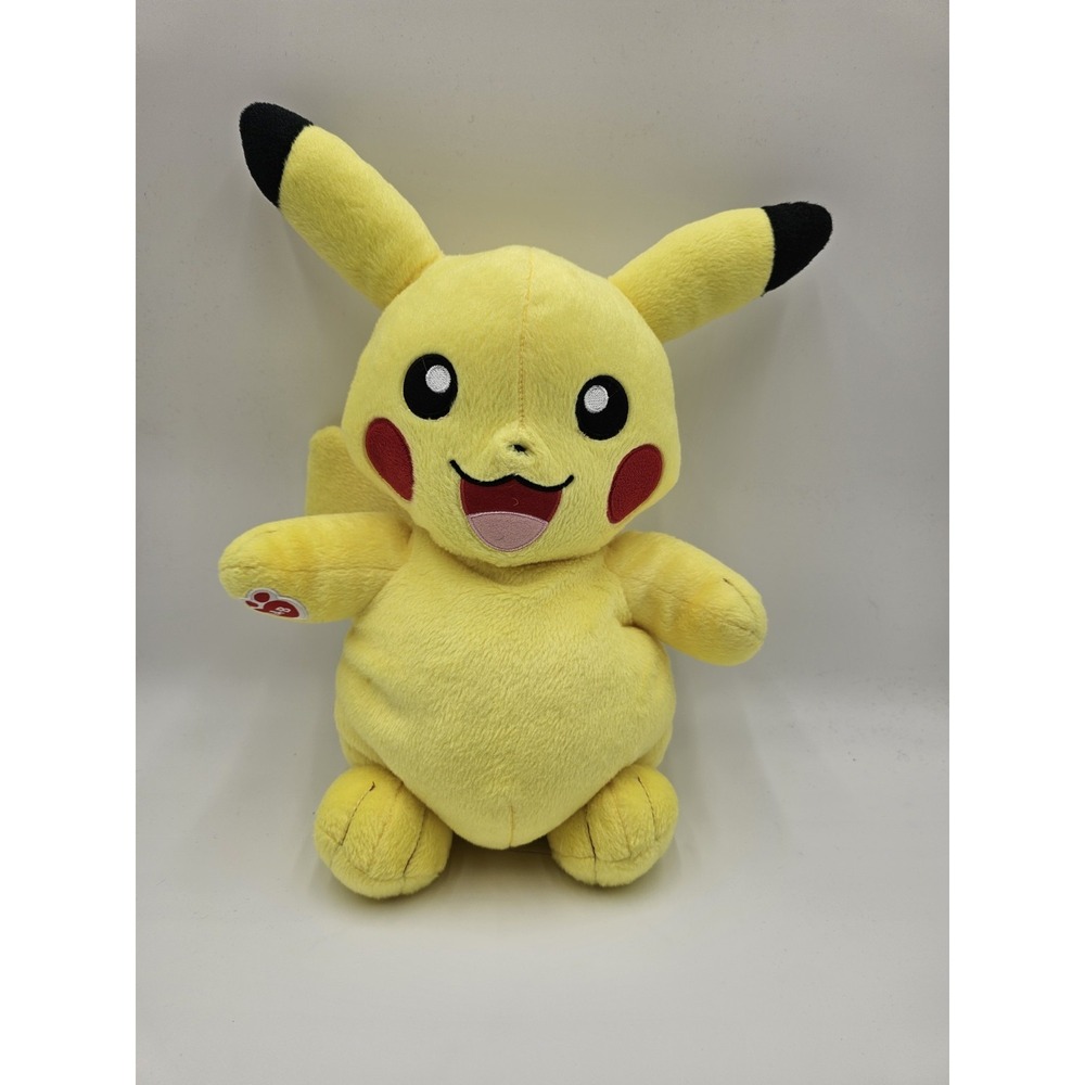 Nintendo Pokemon Build A Bear Workshop BAB Pikachu 18" Stuffed Plushie Toy 2017‎